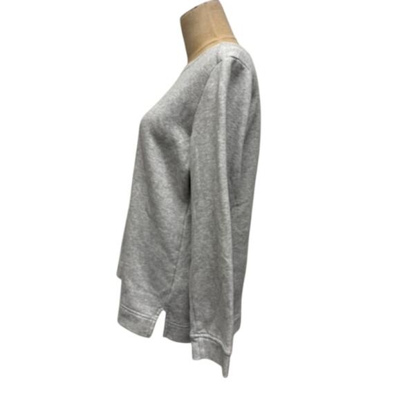 "Karen Scott Sport" Gray Christmas Sweater LG Polar Bear Graphic SZ M Cute Warm - Picture 2 of 9